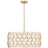 Harden 26 1/4" Wide Modern Gold Drum Pendant Light