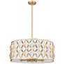 Harden 26 1/4" Wide Modern Gold Drum Pendant Light