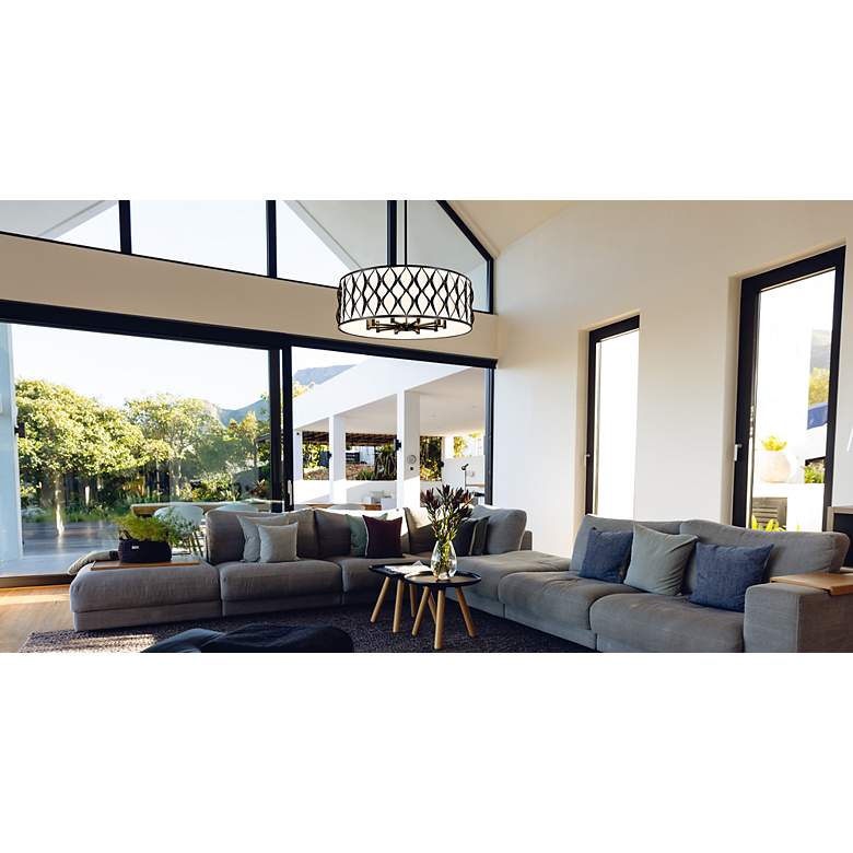 Image 4 Harden by Z-Lite Matte Black 10 Light Pendant more views