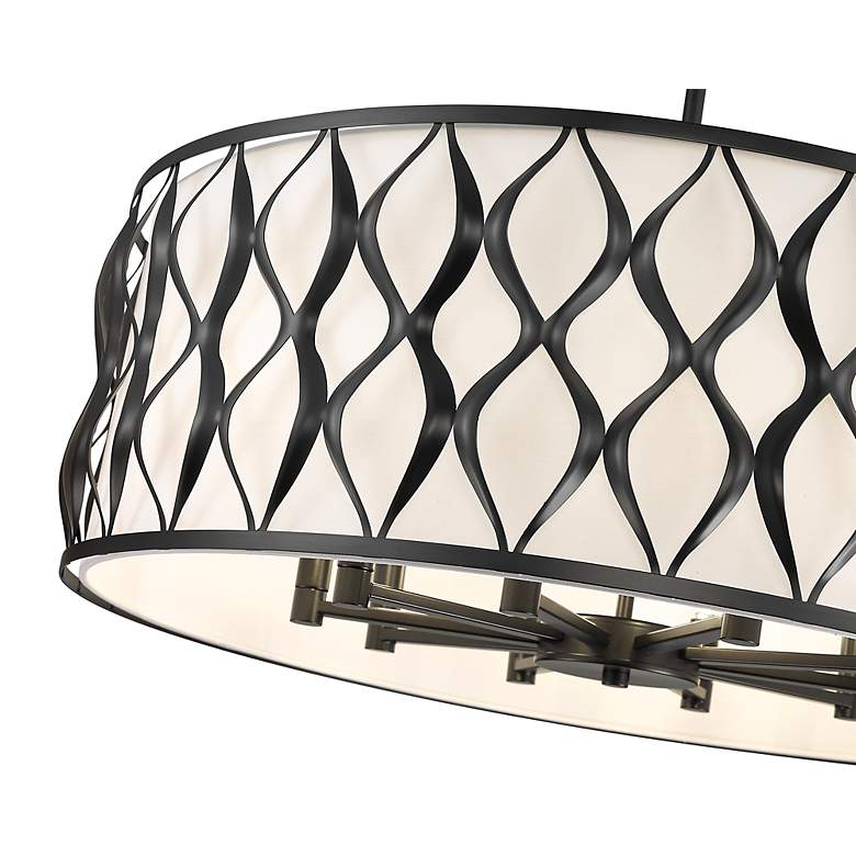 Image 7 Harden by Z-Lite Matte Black 10 Light Pendant more views