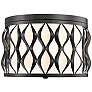 1_Harden by Z-Lite Matte Black 3 Light Flush mount