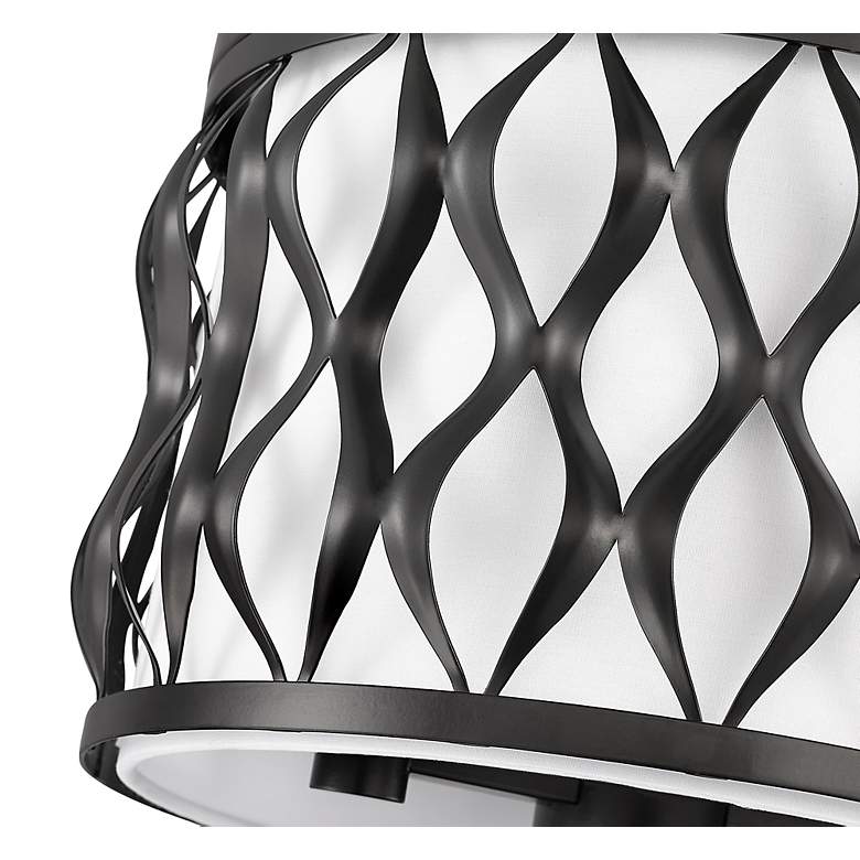 Image 6 Harden by Z-Lite Matte Black 3 Light Flush mount more views