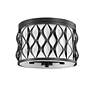 7_Harden by Z-Lite Matte Black 3 Light Flush mount more views