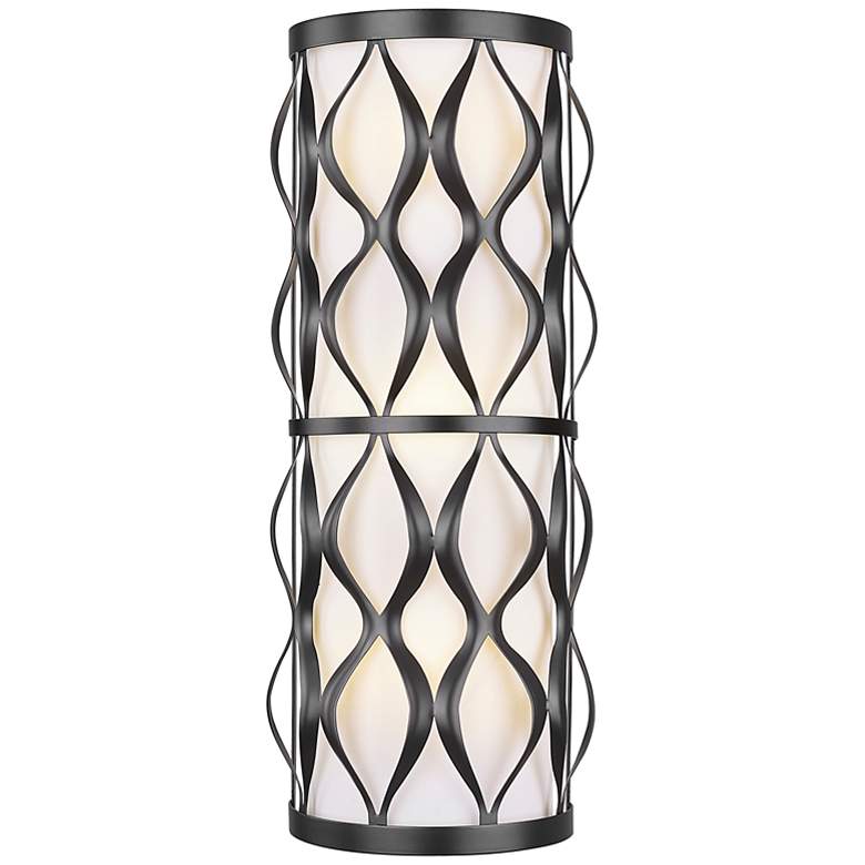 Image 2 Harden by Z-Lite Matte Black 3 Light Wall Sconce