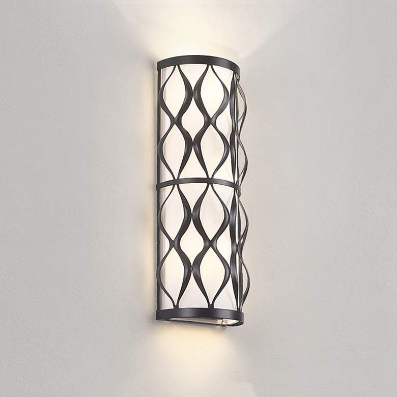Image 1 Harden by Z-Lite Matte Black 3 Light Wall Sconce