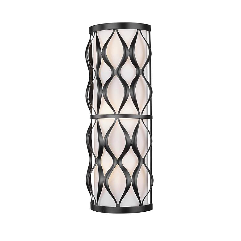 Image 6 Harden by Z-Lite Matte Black 3 Light Wall Sconce more views