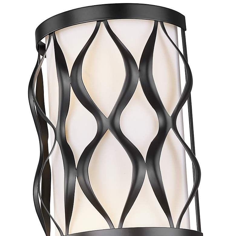 Image 7 Harden by Z-Lite Matte Black 3 Light Wall Sconce more views