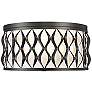 2_Harden by Z-Lite Matte Black 4 Light Flush mount