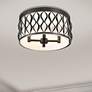 1_Harden by Z-Lite Matte Black 4 Light Flush mount