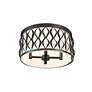 6_Harden by Z-Lite Matte Black 4 Light Flush mount more views