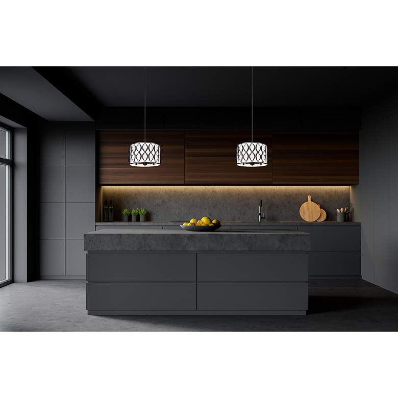 Image 2 Harden by Z-Lite Matte Black 5 Light Pendant more views