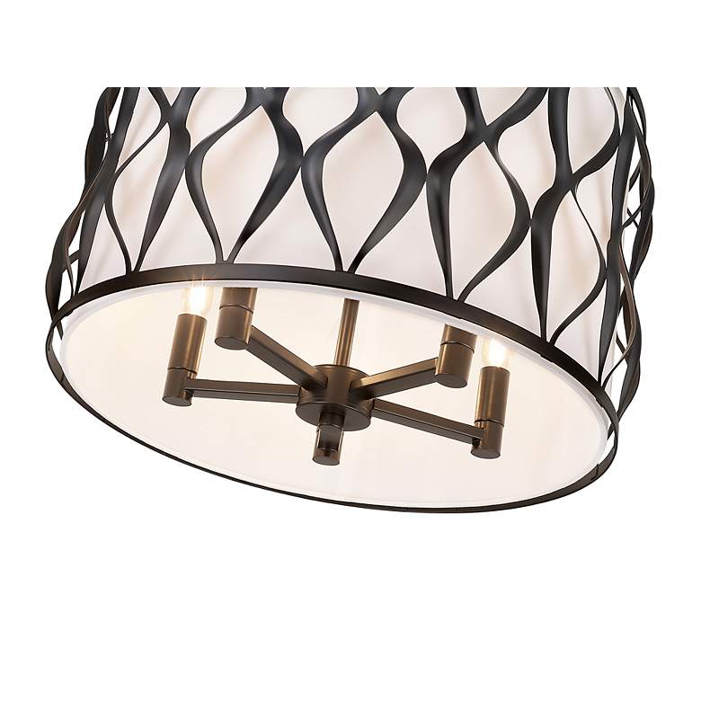 Image 6 Harden by Z-Lite Matte Black 5 Light Pendant more views