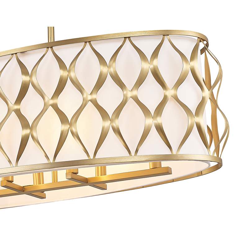 Image 7 Harden by Z-Lite Modern Gold 10 Light Linear Chandelier more views