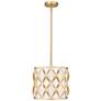 1_Harden by Z-Lite Modern Gold 3 Light Pendant