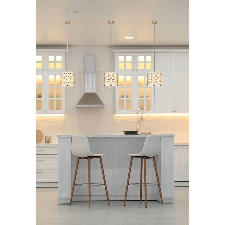 Image 2 Harden by Z-Lite Modern Gold 3 Light Pendant more views