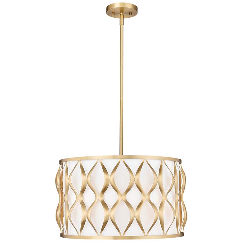 Image 2 Harden by Z-Lite Modern Gold 5 Light Pendant