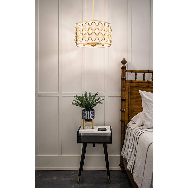 Image 4 Harden by Z-Lite Modern Gold 5 Light Pendant more views