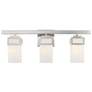 3_Harding 23 3/4" Wide Brushed Nickel 3-Light Bath Light