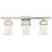 Harding 23 3/4" Wide Brushed Nickel 3-Light Bath Light