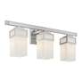 Harding 23 3/4" Wide Brushed Nickel 3-Light Bath Light in scene