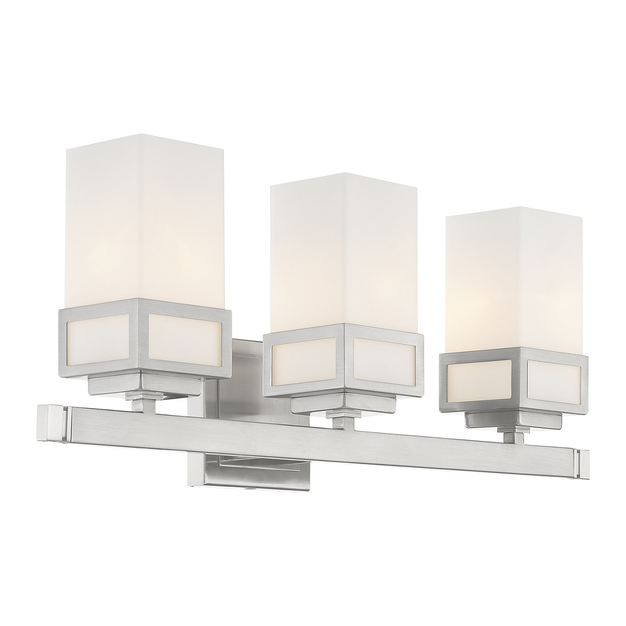 Harding 23 3/4" Wide Brushed Nickel 3-Light Bath Light in scene