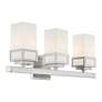 Harding 23 3/4" Wide Brushed Nickel 3-Light Bath Light in scene