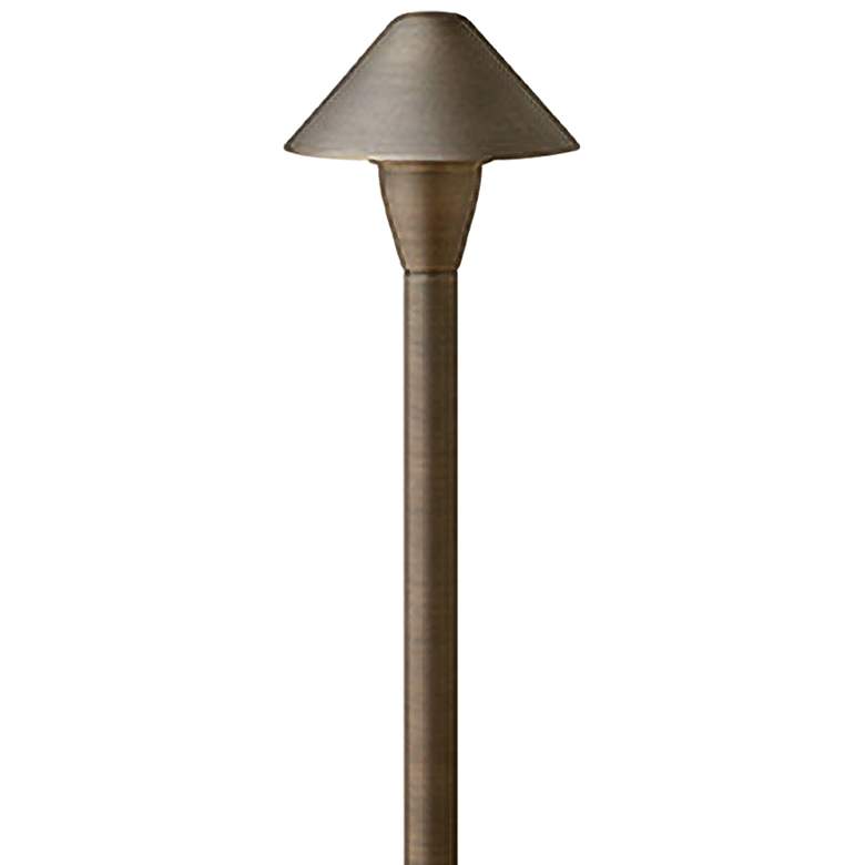 Image 1 Hardy Island 15 1/4"H Matte Bronze Classic LED Path Light