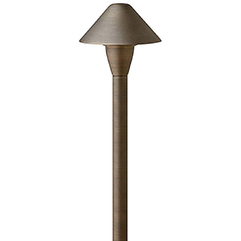 Image 1 Hardy Island 15 1/4 inchH Matte Bronze Classic LED Path Light