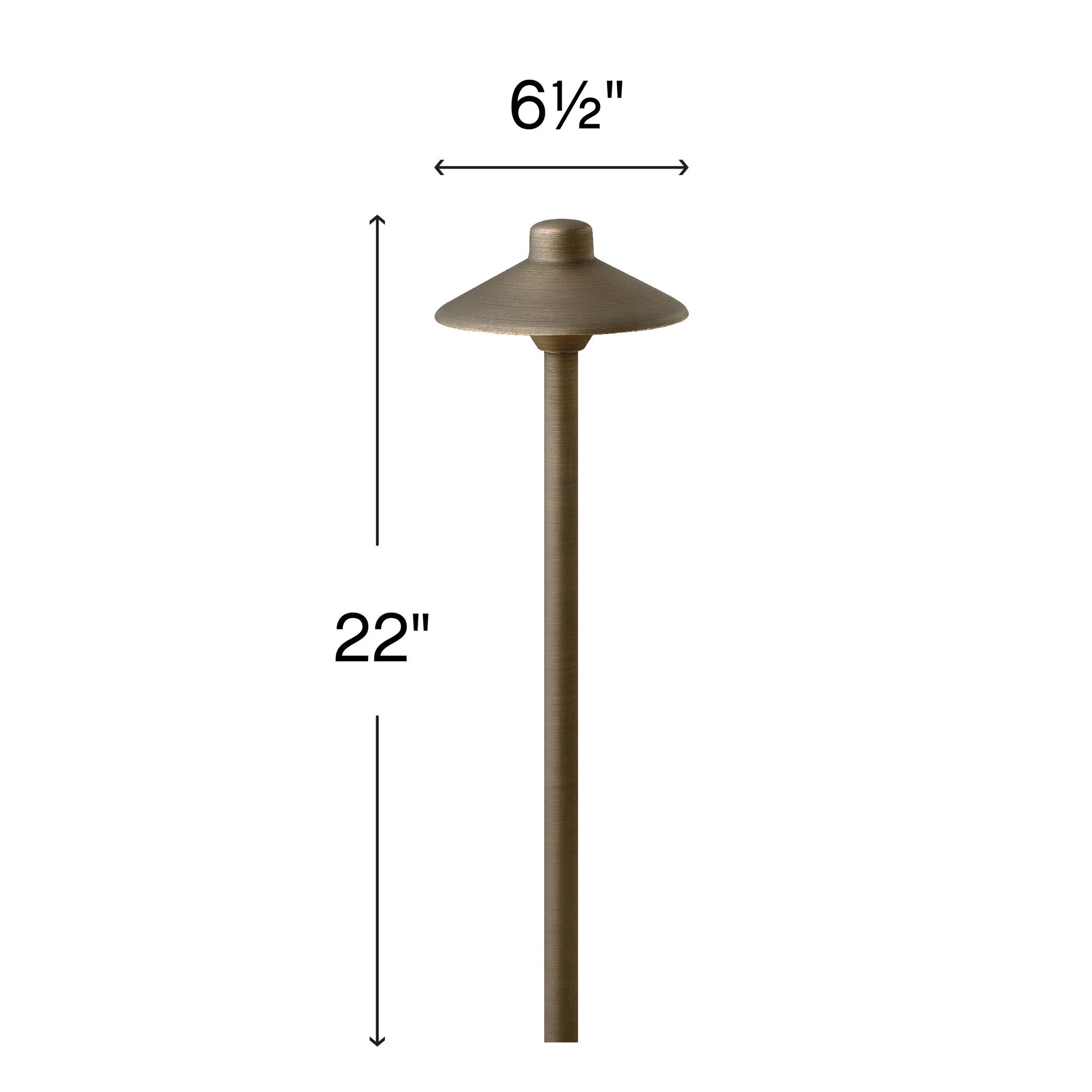 Image 5 Hardy Island 22" High Matte Bronze Standard LED Path Light more views