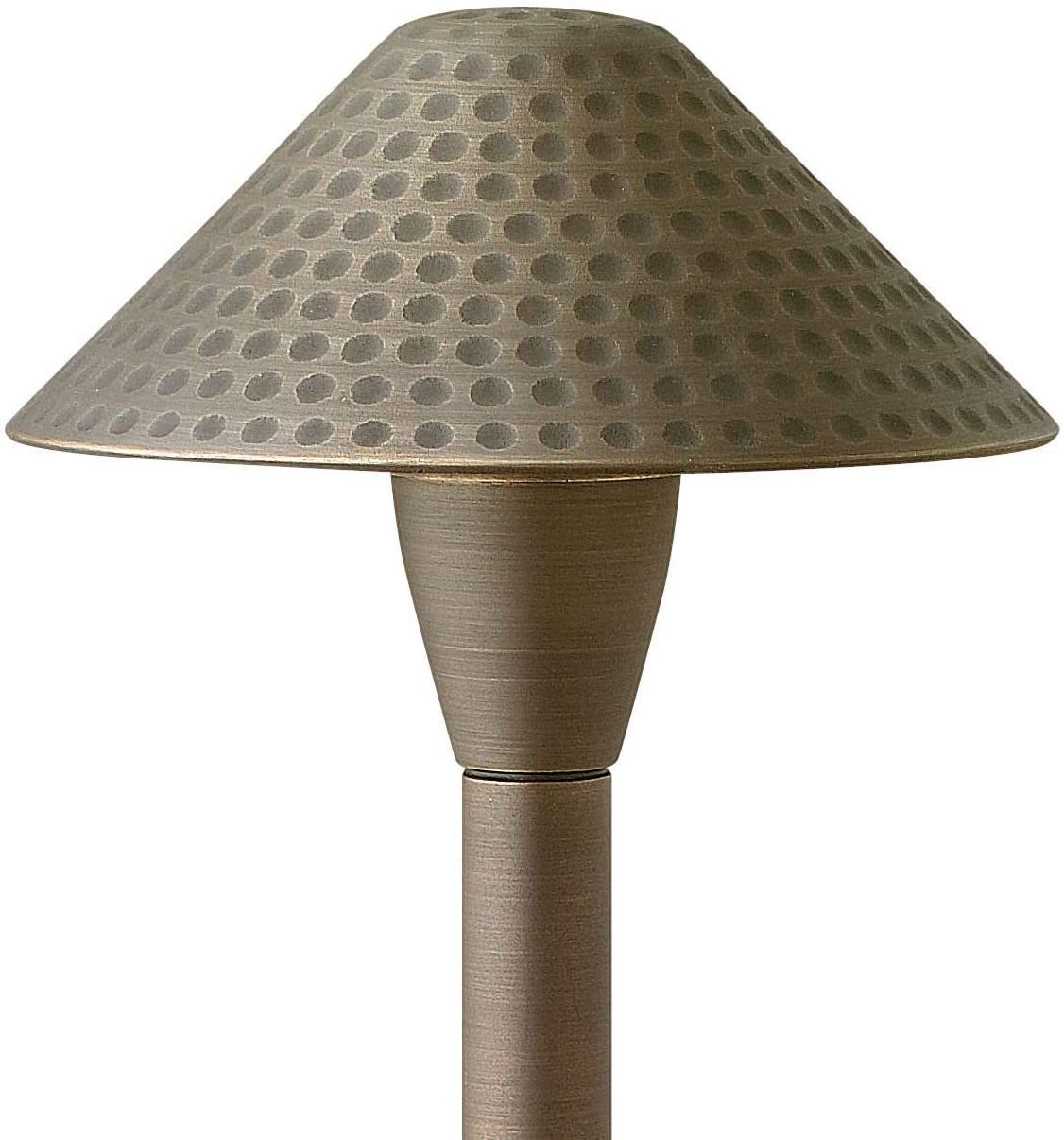 Image 5 Hardy Island 23 1/4"H Matte Bronze Hammered LED Path Light more views