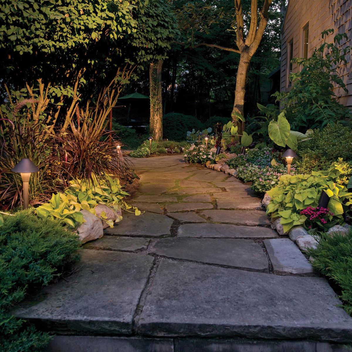 Image 4 Hardy Island 24" High Matte Bronze Classic LED Path Light more views