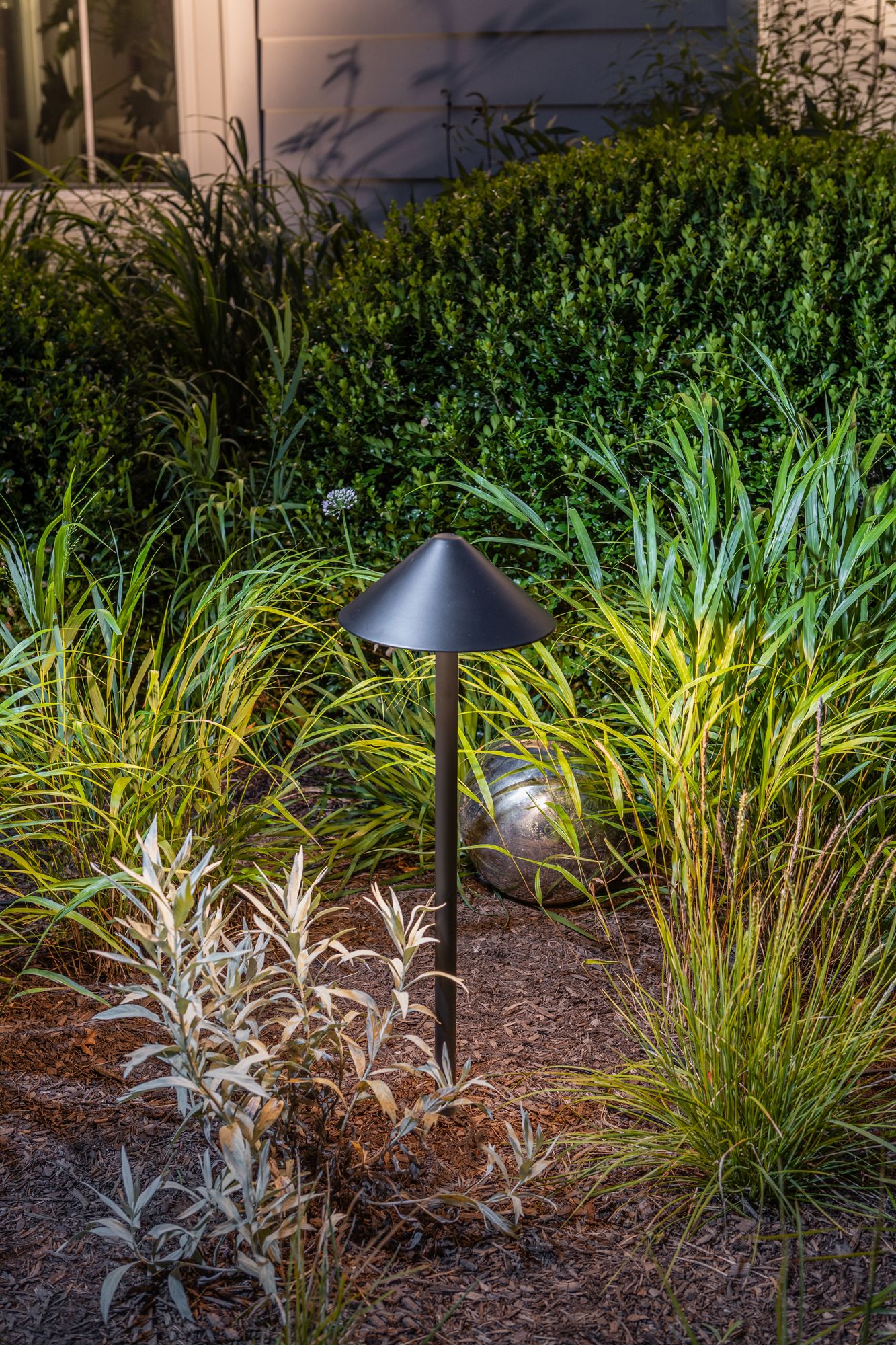 Image 5 Hardy Island 24" High Matte Bronze Classic LED Path Light more views