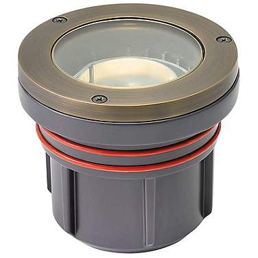 Hardy Island Matte Bronze 3000K LED Landscape Well Light