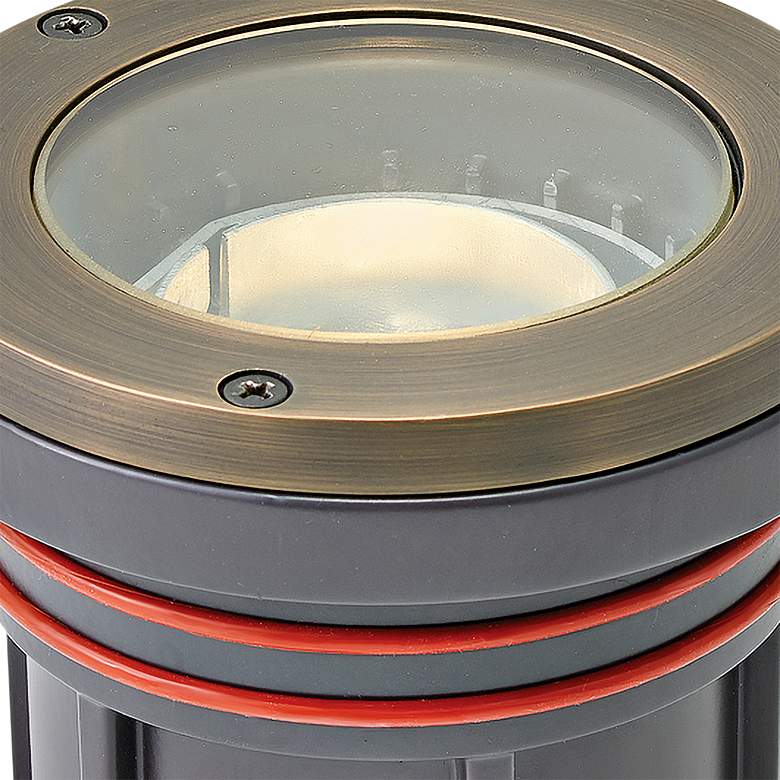 Image 2 Hardy Island Matte Bronze 3000K LED Landscape Well Light more views