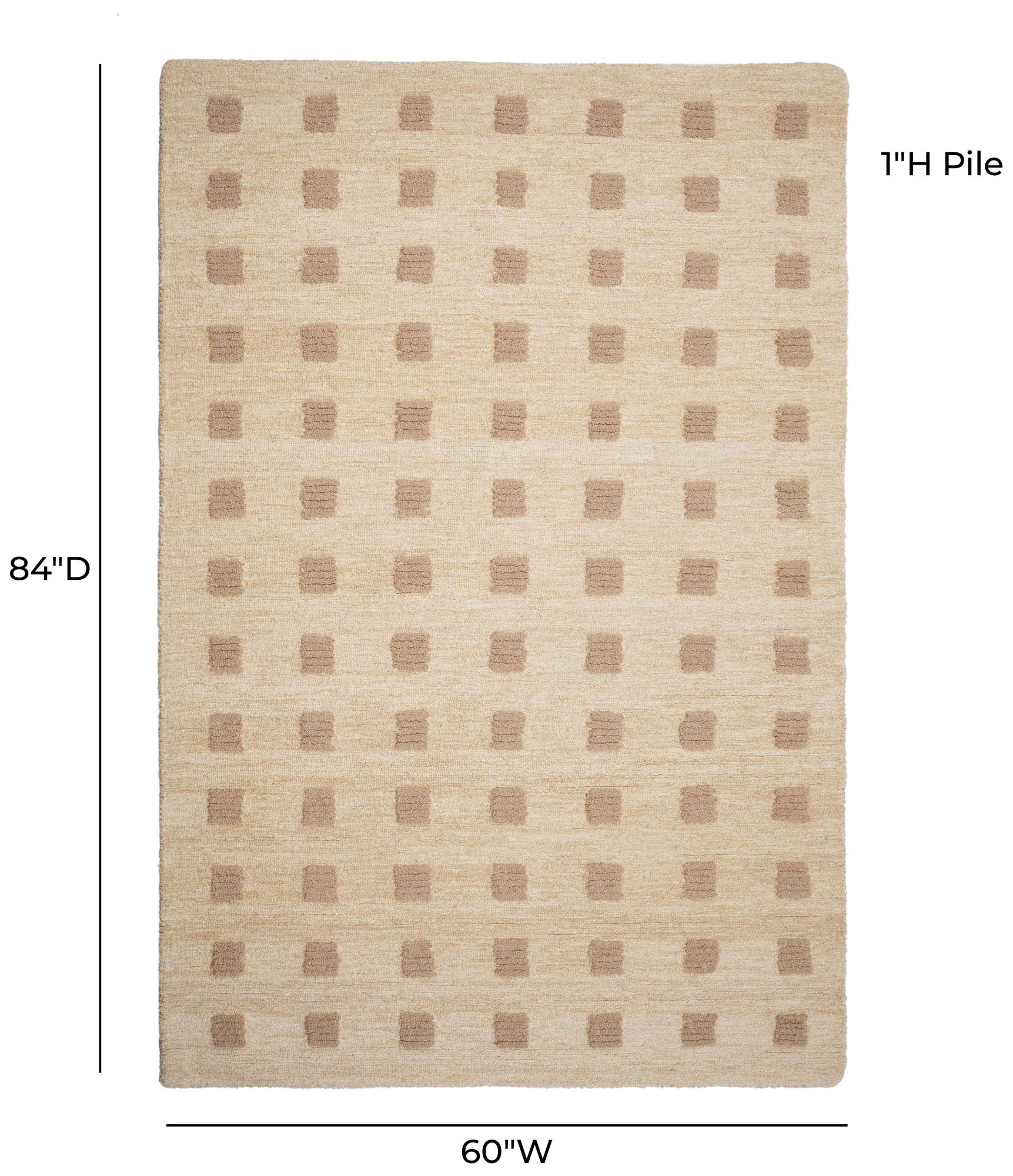Image 5 Hari Natural Hand-Tufted 5' x 7' Floor Rug more views