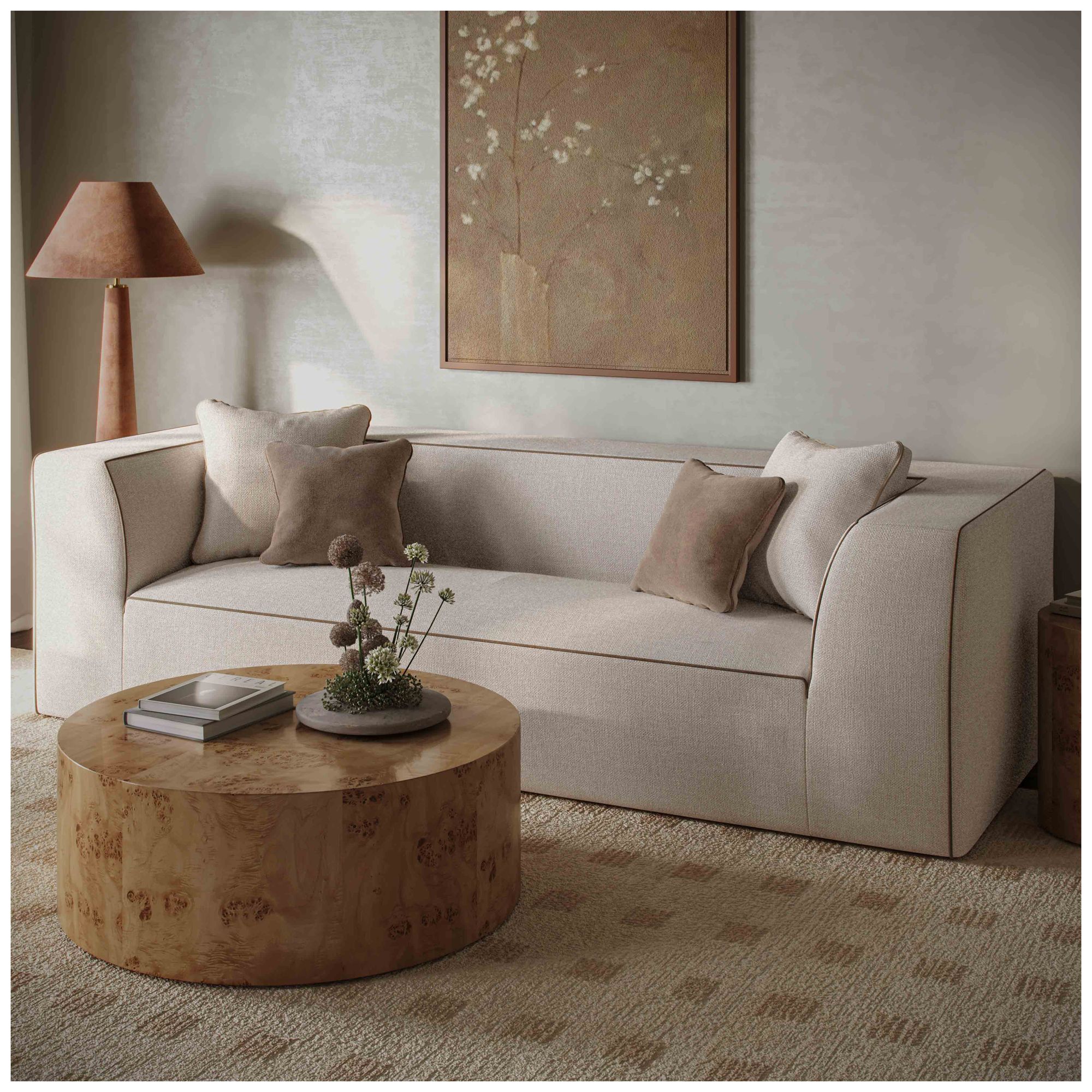 Image 3 Hari Natural Hand-Tufted Large 8' x 10' Floor Rug more views