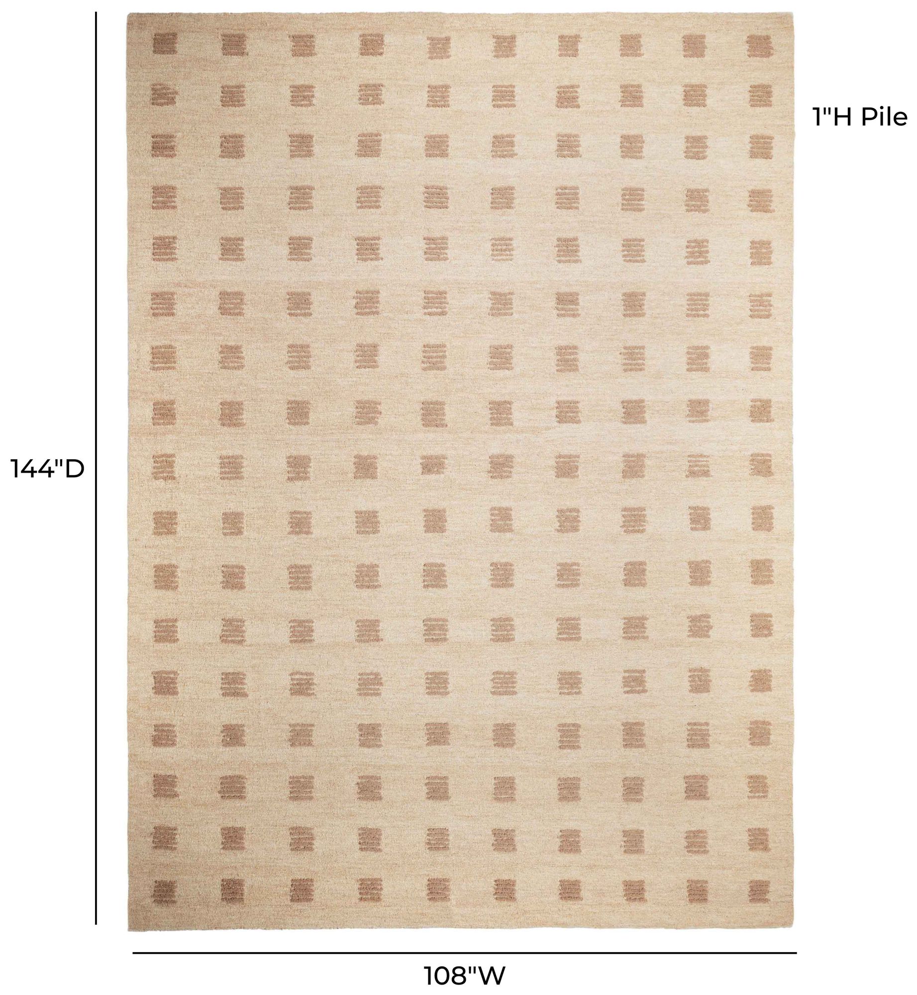 Image 2 Hari Natural Hand-Tufted Large 9' x 12' Floor Rug more views