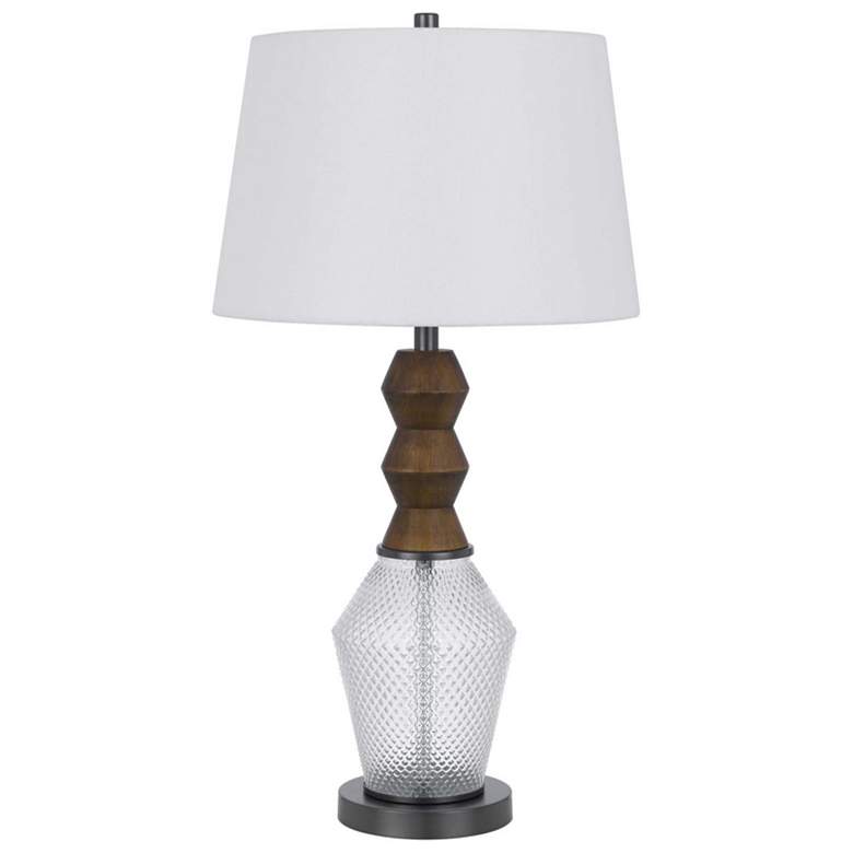 Image 1 Harlan Metal Glass Table Lamp