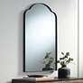 Harlan Oil-Rubbed Bronze 22" x 36" Arch Top Wall Mirror