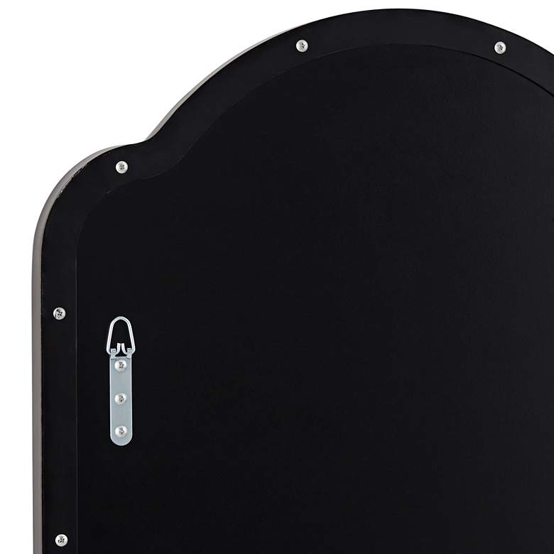 Image 4 Harlan Oil-Rubbed Bronze 22 inch x 36 inch Arch Top Wall Mirror more views