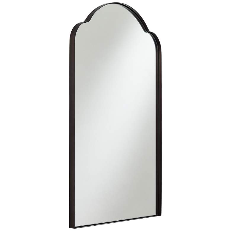 Image 5 Harlan Oil-Rubbed Bronze 22 inch x 36 inch Arch Top Wall Mirror more views
