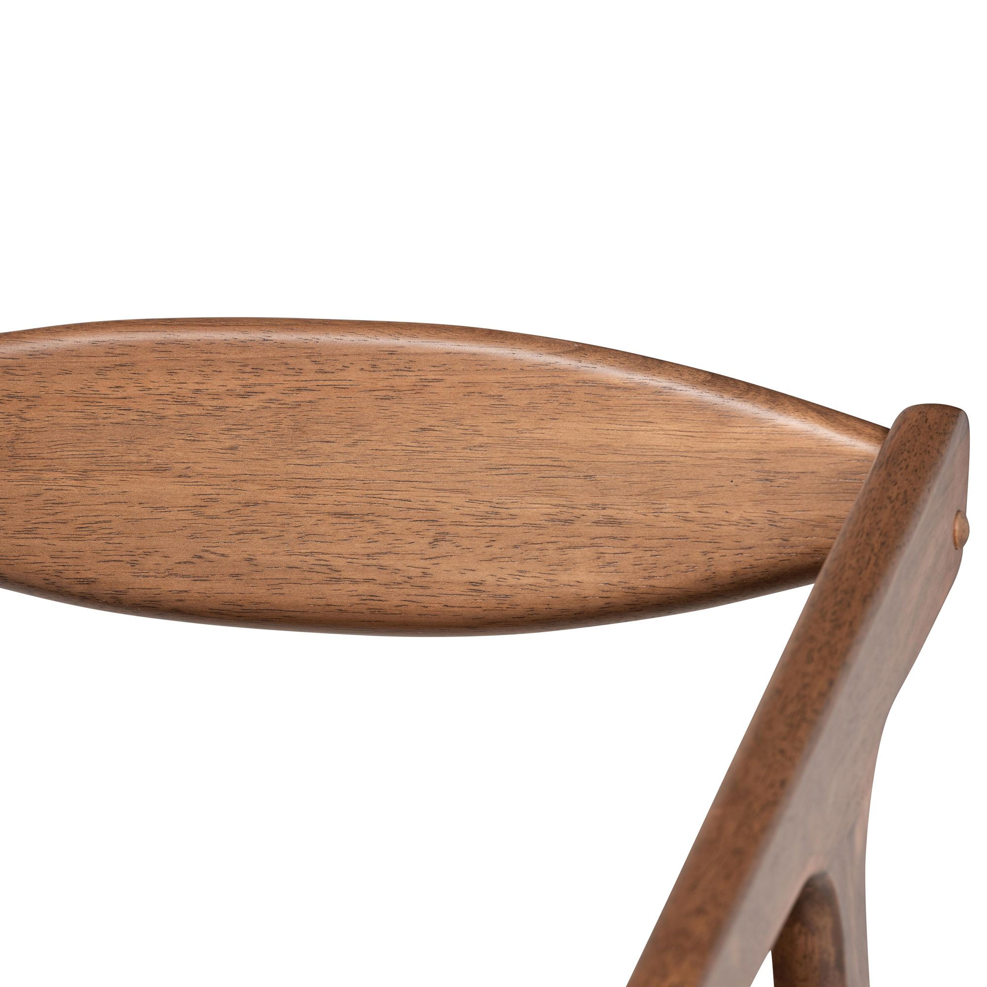 Image 3 Harland Black Faux Leather and Wood Dining Chairs Set of 2 more views