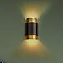 2_Harlech 12 3/4" High Bronze Rubbed Brass ADA Wall Sconce