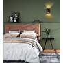 5_Harlech 12 3/4" High Bronze Rubbed Brass ADA Wall Sconce more views