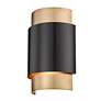 7_Harlech 12 3/4" High Bronze Rubbed Brass ADA Wall Sconce more views