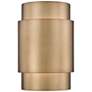 2_Harlech 12 3/4" High Rubbed Brass Wall Sconce