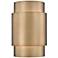 Harlech 12 3/4" High Rubbed Brass Wall Sconce