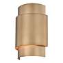 6_Harlech 12 3/4" High Rubbed Brass Wall Sconce more views