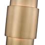 7_Harlech 12 3/4" High Rubbed Brass Wall Sconce more views