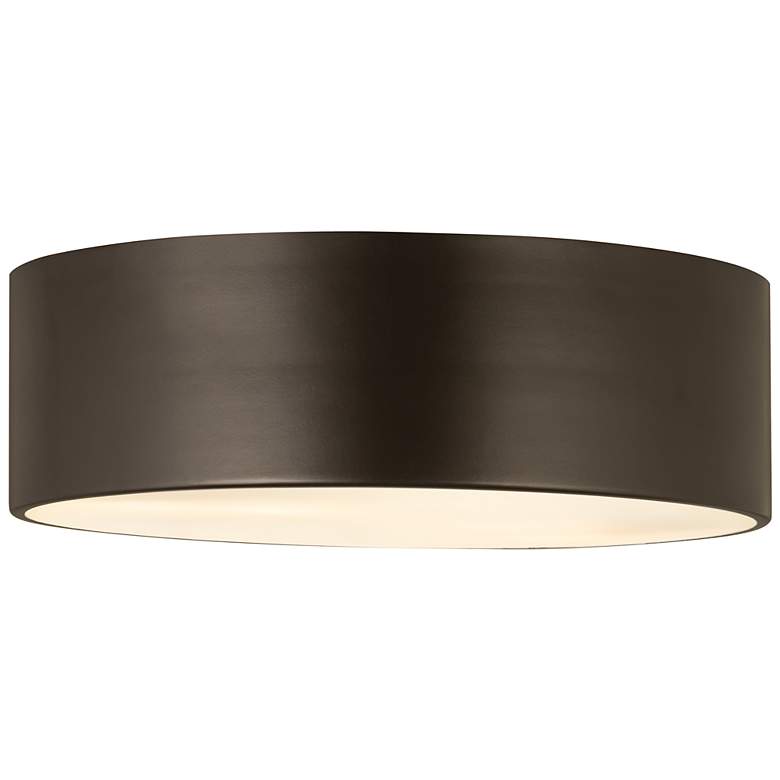 Image 3 Harley 16" Wide Bronze Drum Ceiling Light
